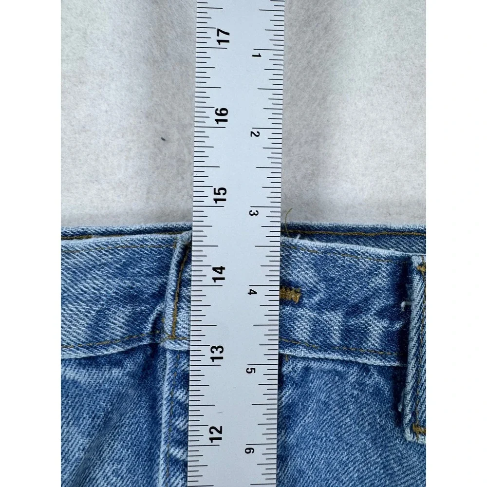 Carhartt B17 DST Relaxed Fit Jeans Mens 50x30 Blue Denim Work Pants Medium Wash - Picture 6 of 13